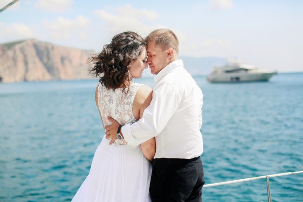 South Florida Weddings Yacht. Private Yacht Event Wedding in South FL