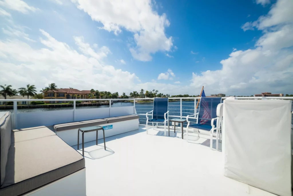 charter one private yacht rental boca raton