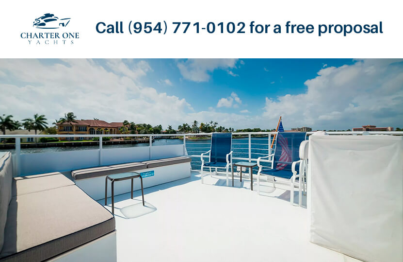 Charter One Yacht rental for birthday party